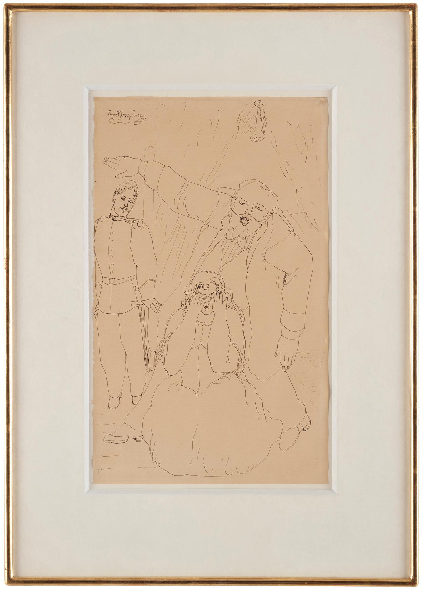 Ernst Josephson, "Den förgrymmade fadern" ("The Angry Father").