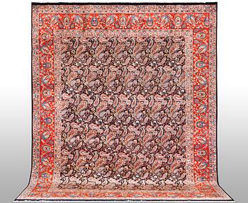 A carpet, Kashmar 393 x 299 cm.