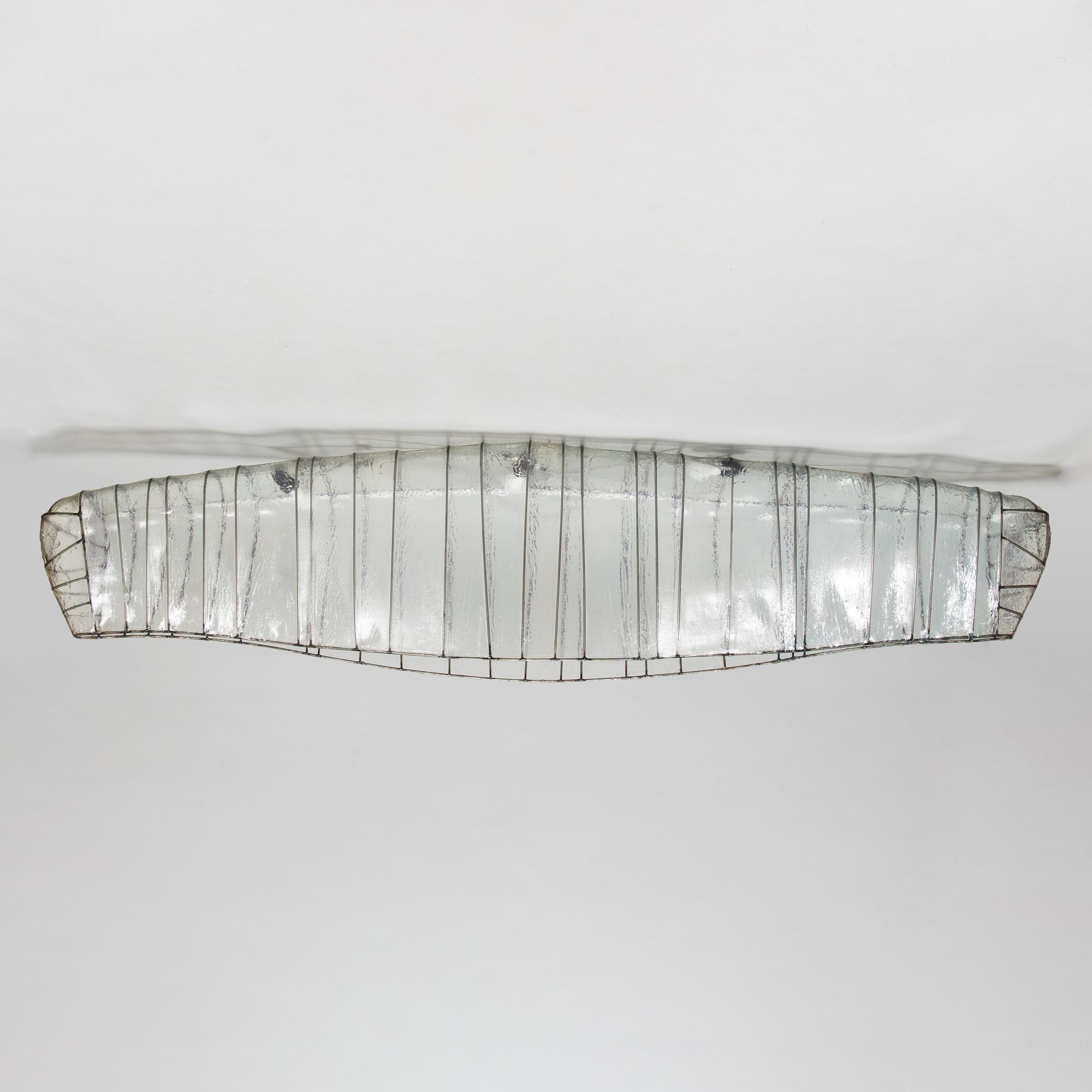 Stefan Lindfors, kattovalaisin/ valoveistos "Aniara", signeerattu Stefan Lindfors 2011.