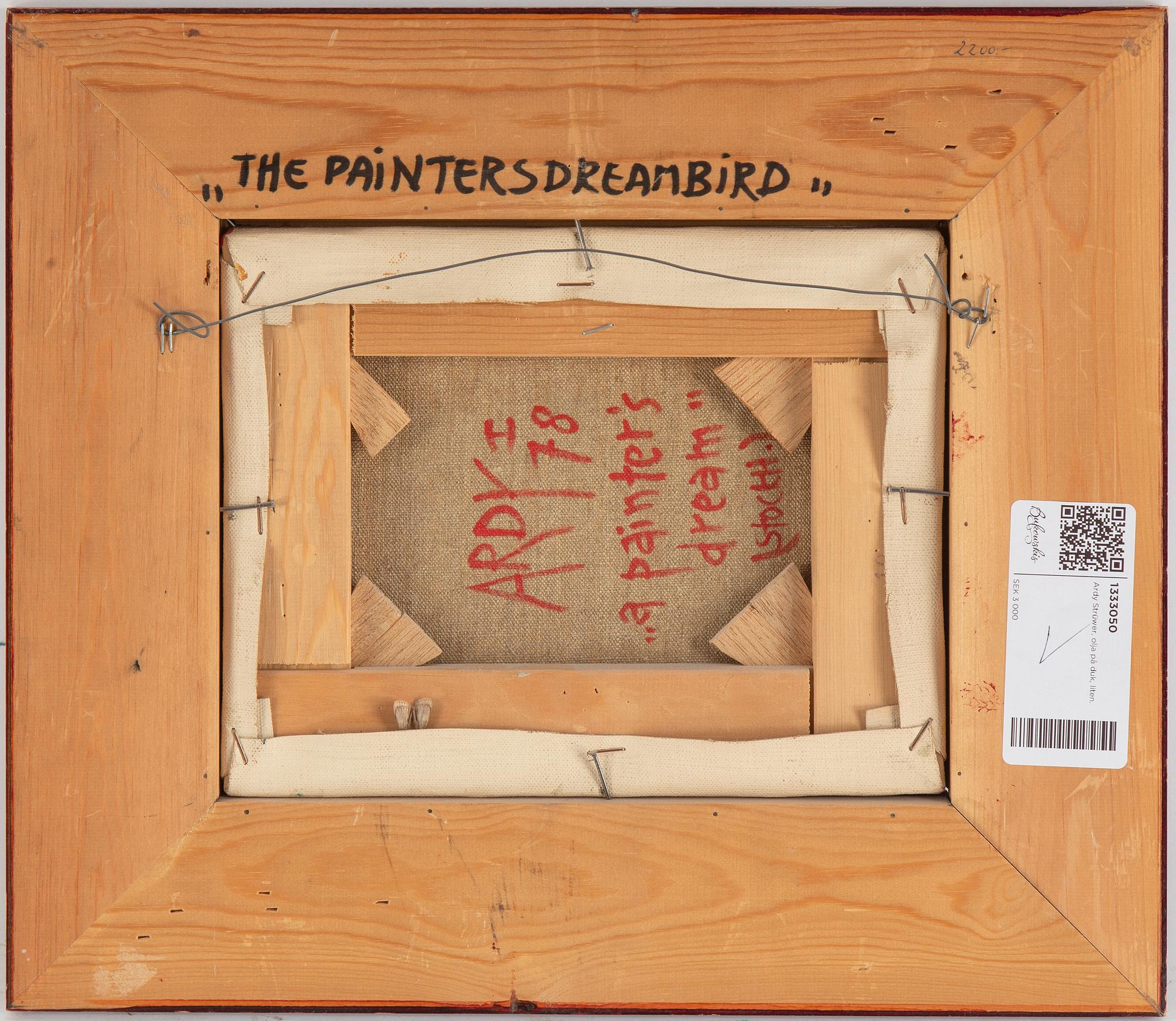 Ardy Strüwer, olja på duk, signerad och daterad -78.