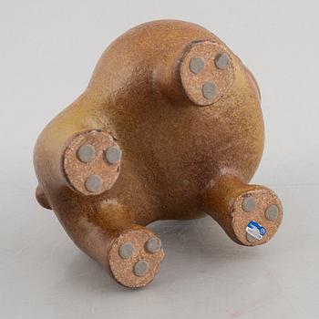 Lisa Larson, a set of three stoneware figurines, Gustavsberg and K-Studion.