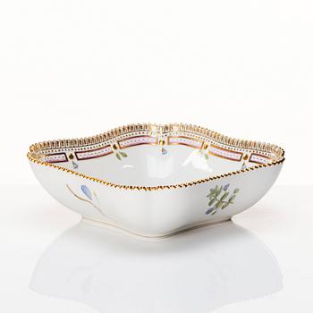 A Royal Copenhagen 'Flora Danica' salad dish, Denmark, 20th Century.