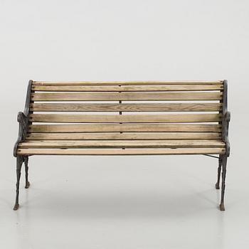 TRÄDGÅRDSBÄNK, gjutjärn, 1900-talets slut.