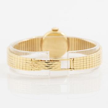 Omega, wristwatch, 18K gold, 17 mm.