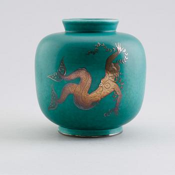 VAS, stengods, Argenta, nr 1132, Gustavsberg.