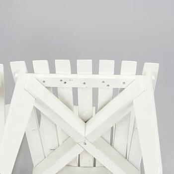 Alvar & Aino Aalto,  Trädgårdsmöblemang, 3 delar, "Aurinko-serien", Artek, 1950-tal och 1900-talets slut..