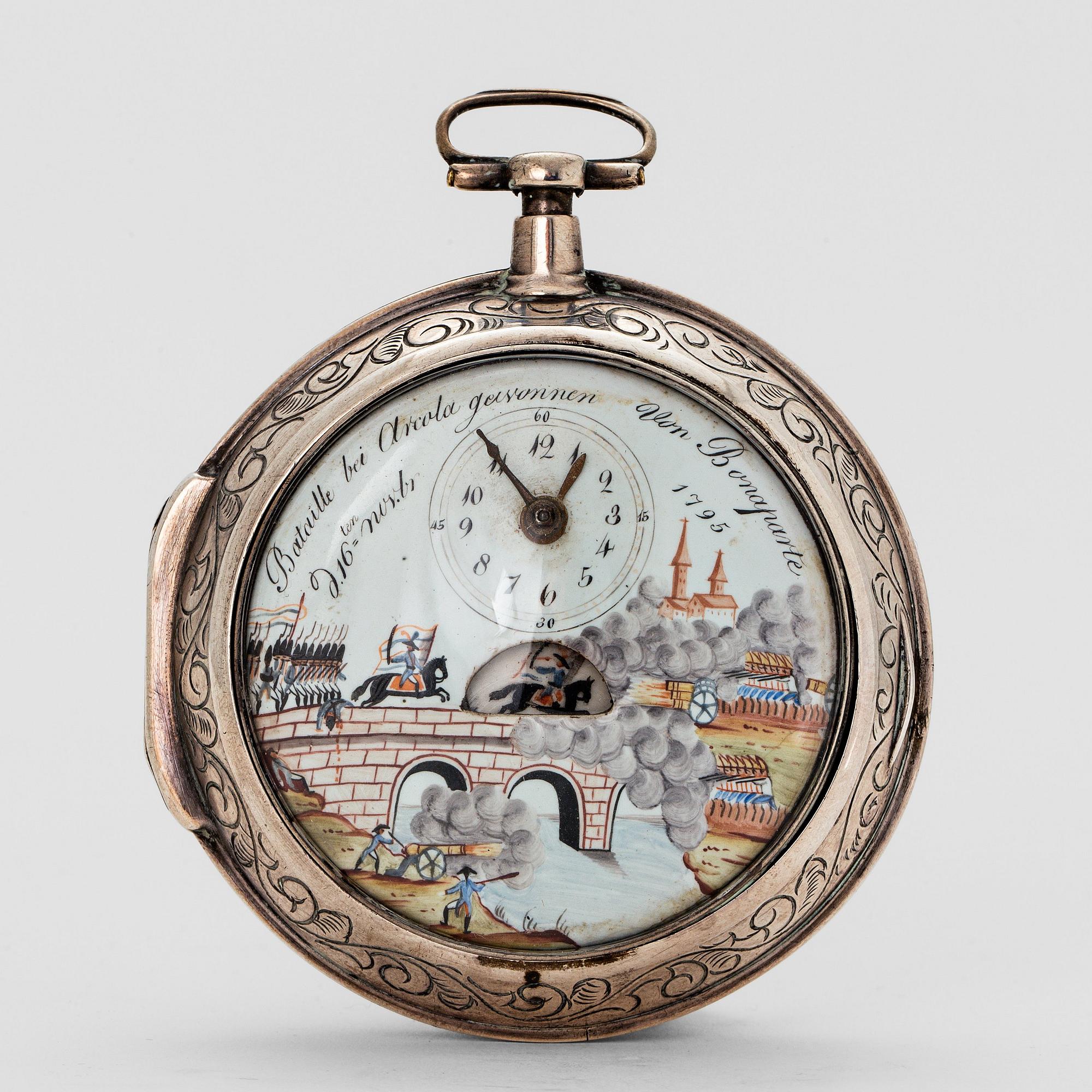 G Masterman, fickur silver, sent 1700-tal, London.