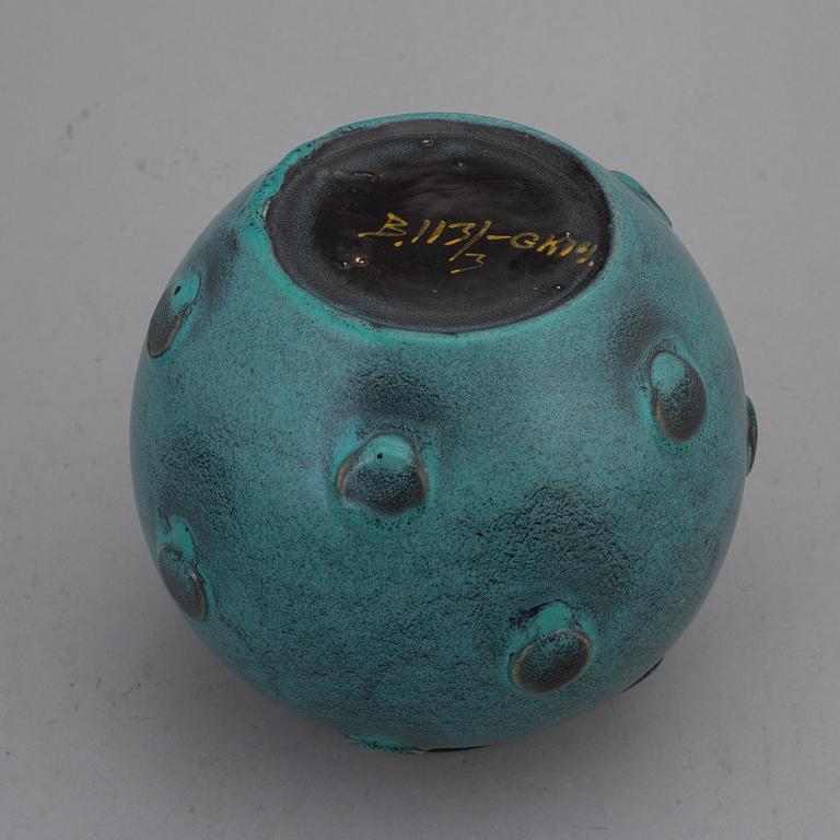 BO FAJANS, vas, lergods, 1900-talets första hälft.