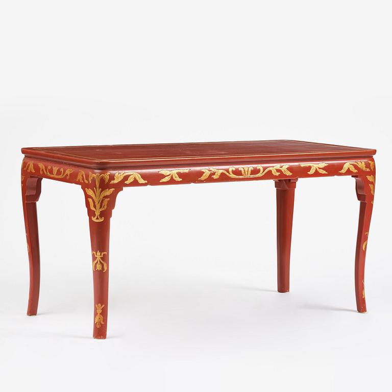 Carl Malmsten, a Swedish Grace table, cabinetmaker Albin Johansson, Stockholm, for Villa Kvikkjokk, 1927.