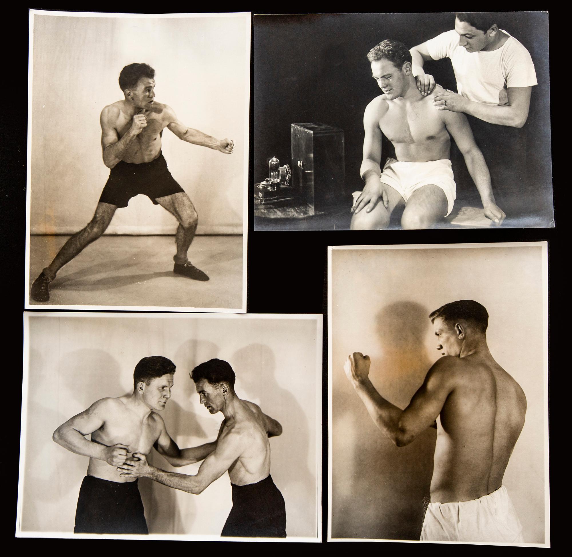 Hans Robertson, 4 gelatin silver print stamped on verso. 1920's/30's. press vintage.