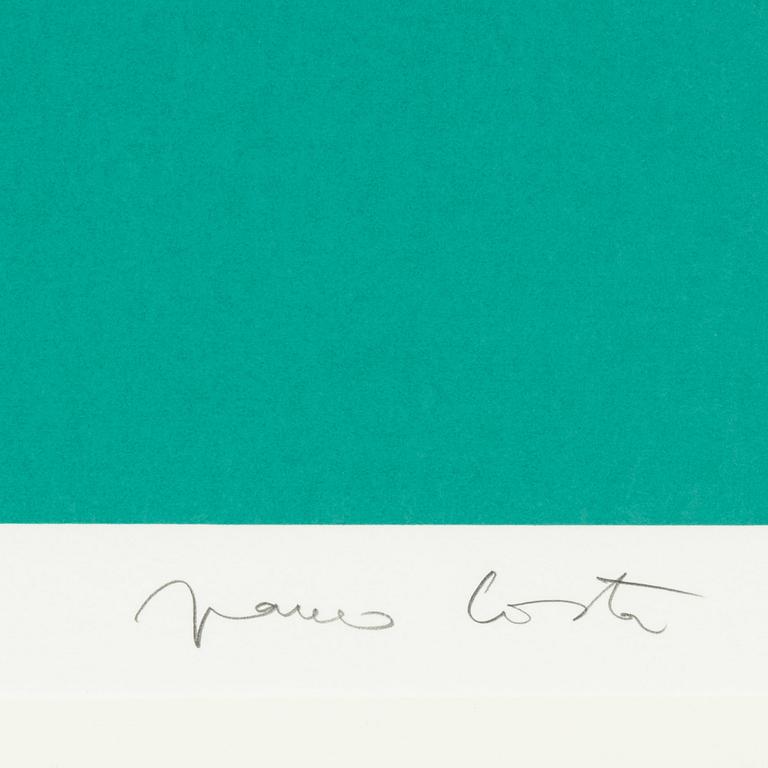 Franco Costa, silkscreen in colours, signed 200/250.