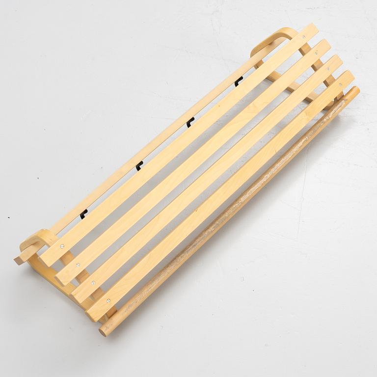 Alvar Aalto, a model 109 shelf, Artek, Finland, second half of the 20th century.