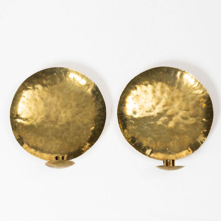 Karl Erik Torssell, a pair of wall sconces, later part of the 20th century.