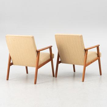 A pair of Armchairs, mid-20th century.