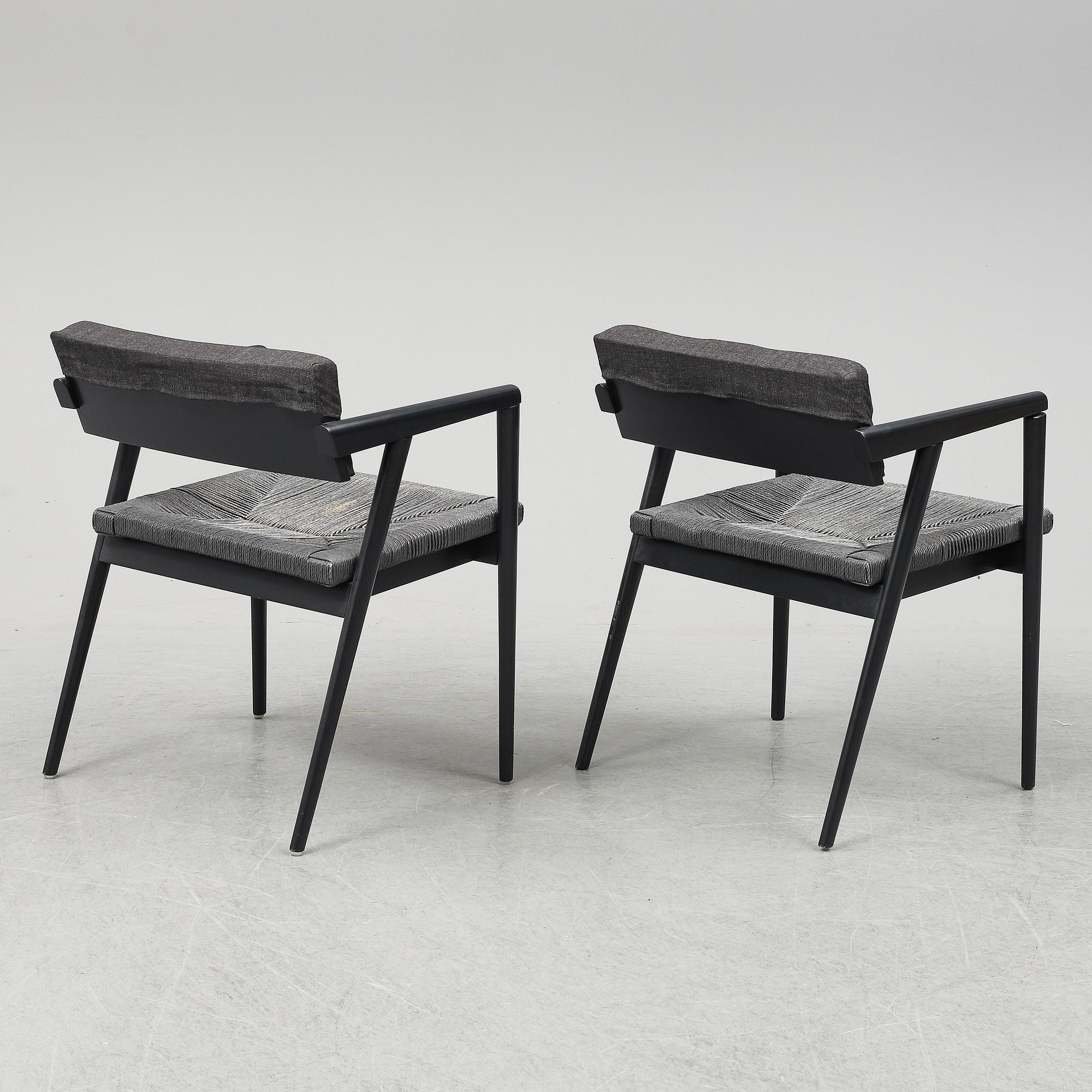 a pair of  Gio Ponti "Dormitio" armchairs, L'abbate, Italy. Designed in the 1950's.