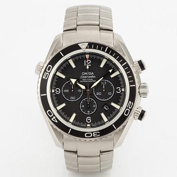 Omega, Seamaster, Planet Ocean, Chronometer, chronograph, wristwatch, 45,5 mm.