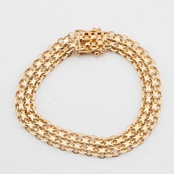 Bracelet X-link 18K gold.