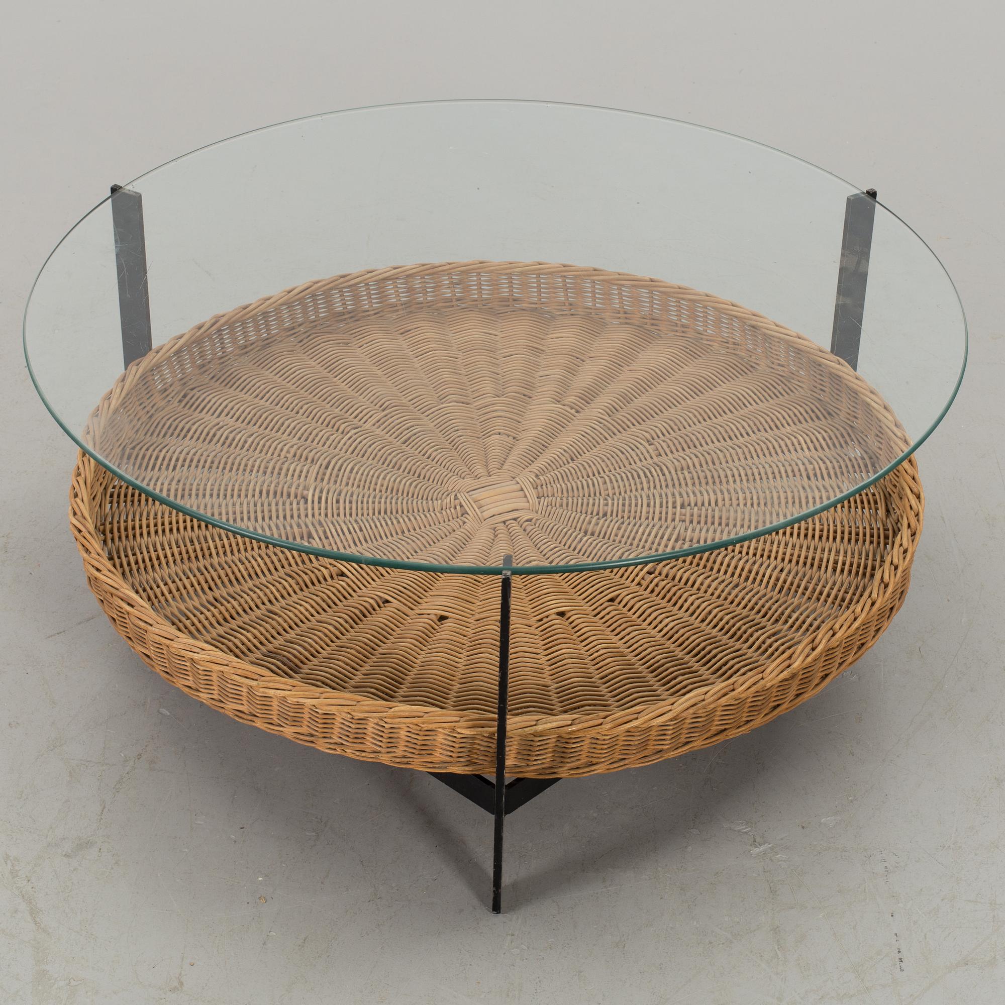 A 1960's/70's SOFA TABLE.