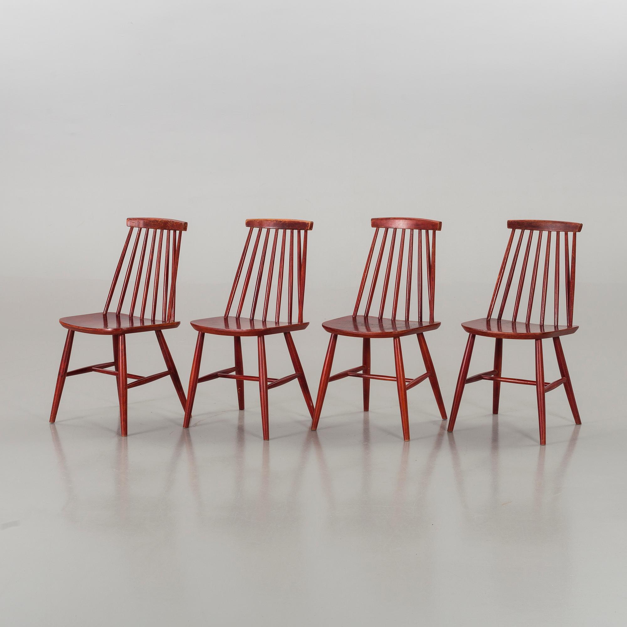 PINNSTOLAR, 4 st, "Tellus", IKEA, 1960-70-tal.