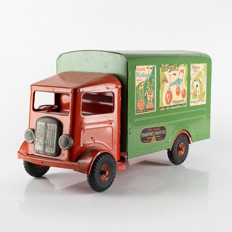 Tri-Ang, toy car, "Transport Van No 200", from the 1960s.