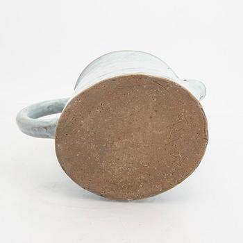 Signe Persson-Melin, a glazed ceramic pitcher, signed by hand.