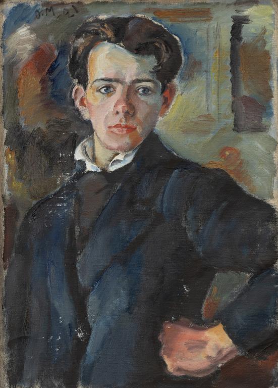 Otto Mattsson, Self-portrait.