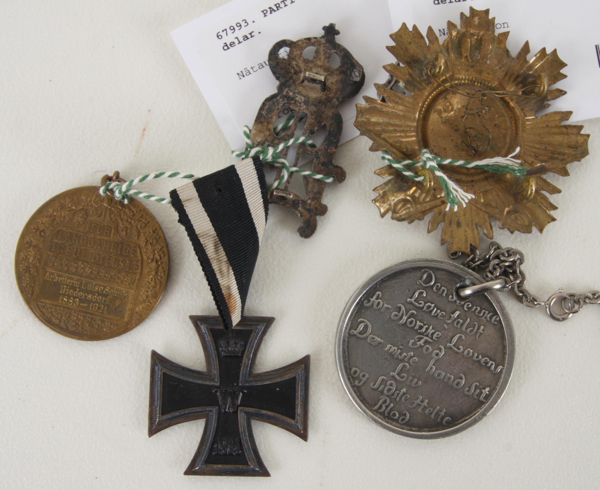 PARTI DIV, militaria, 5 delar.