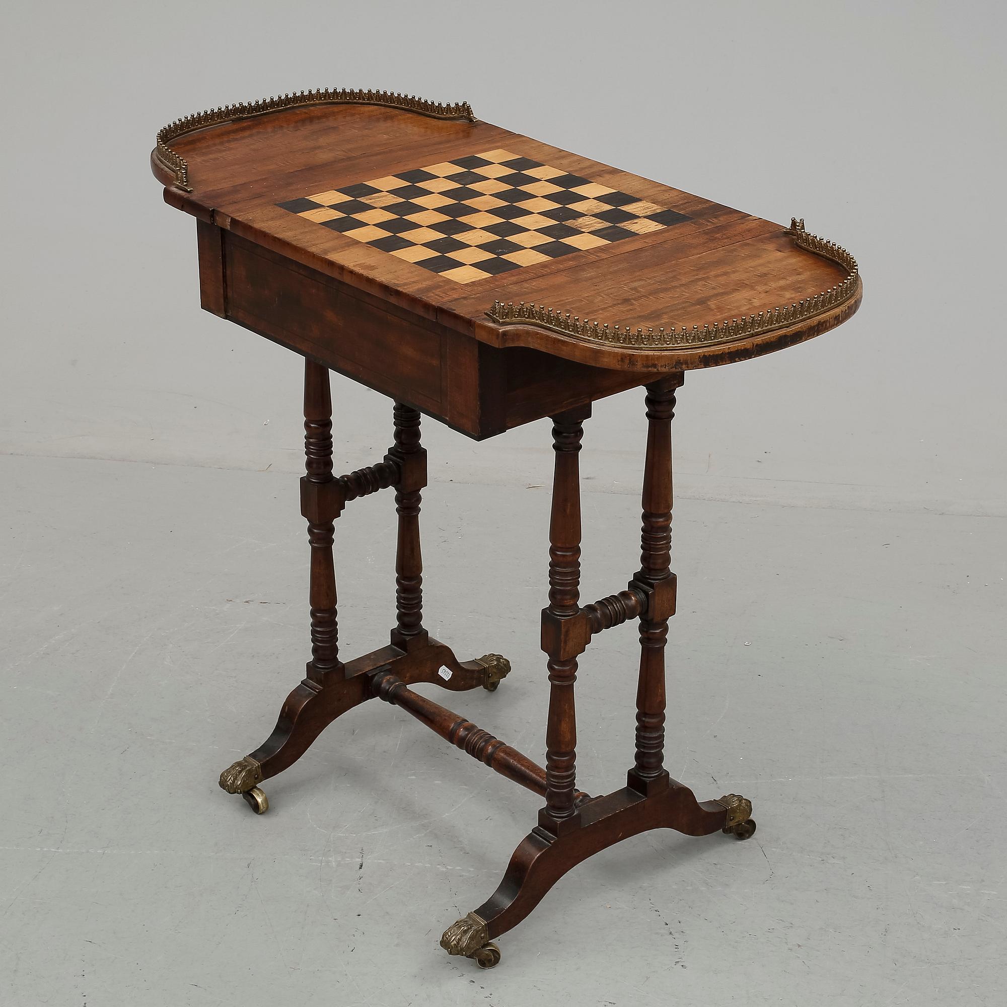 SPELBORD, 1800-talets andra hälft.