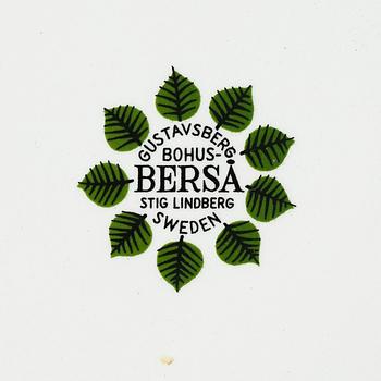 Stig Lindberg, servis, 81 delar, flintgods, "Berså", Gustavsberg.