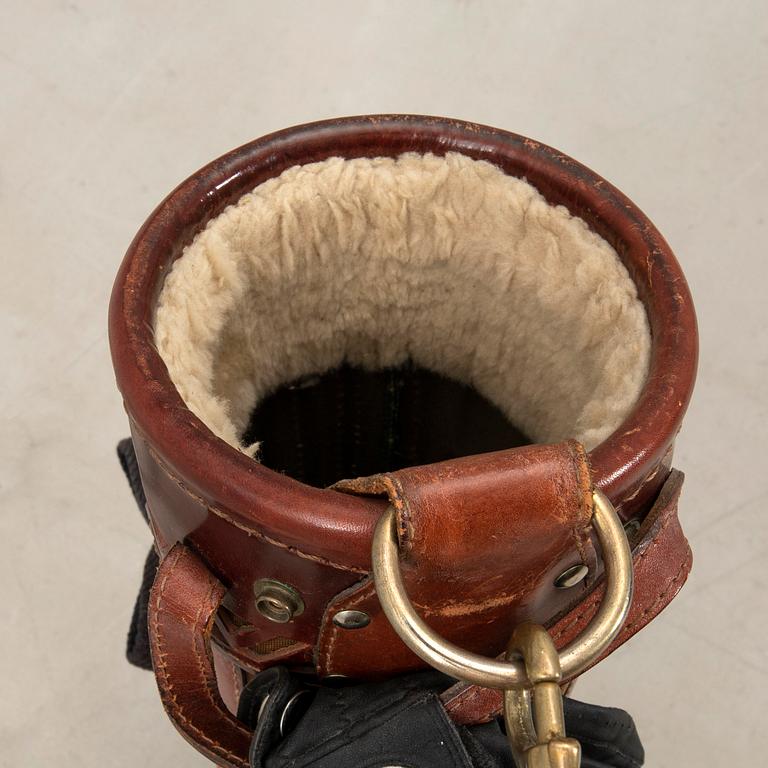 Golf clubs with bag Scotland first half of the 20th century.