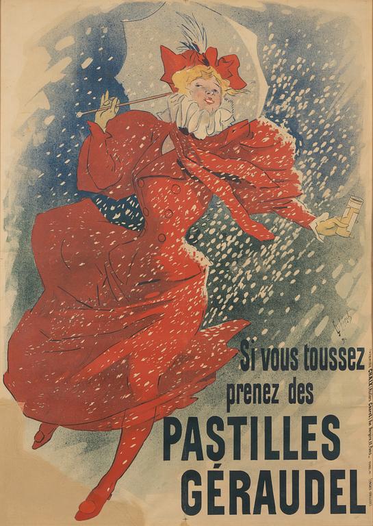 Jules Chéret, litografisk affisch, Chaix, Paris, Frankrike, 1895.