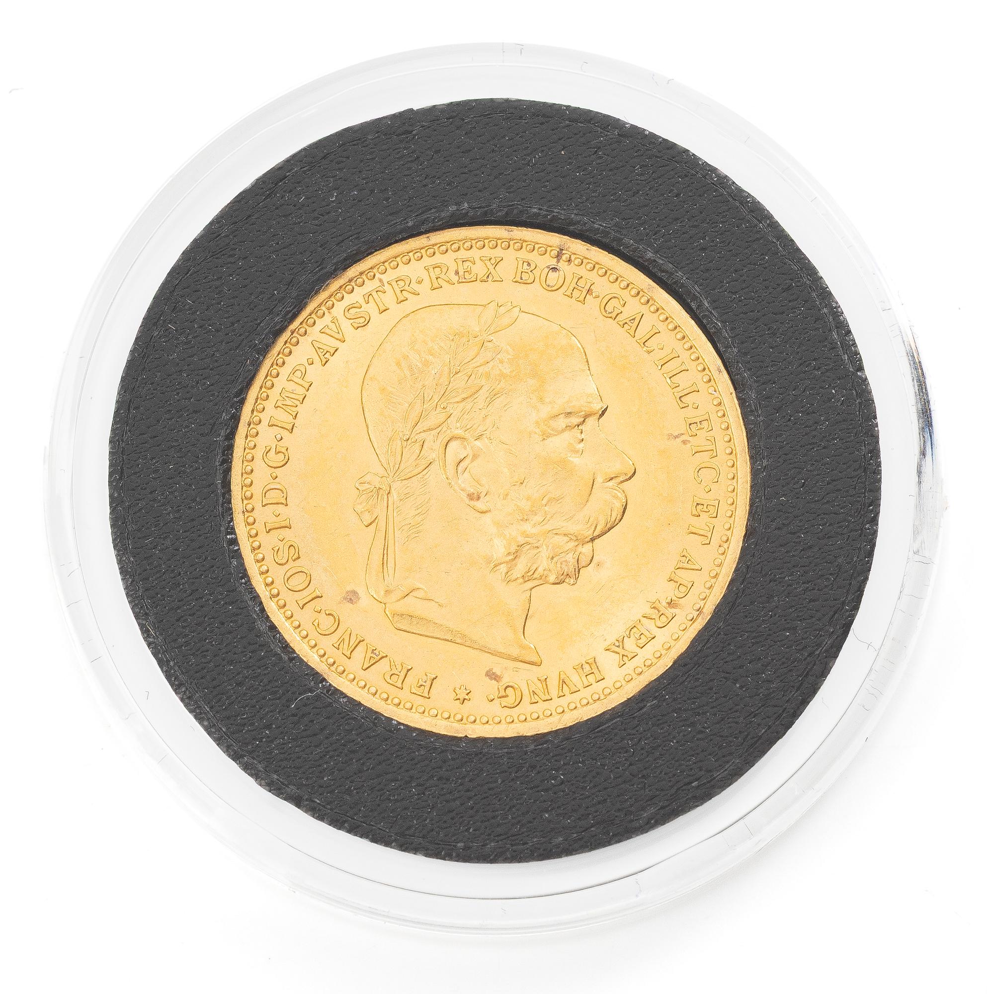 Gold coin, Austria, Franz Joseph, 20 corona, 1896.
