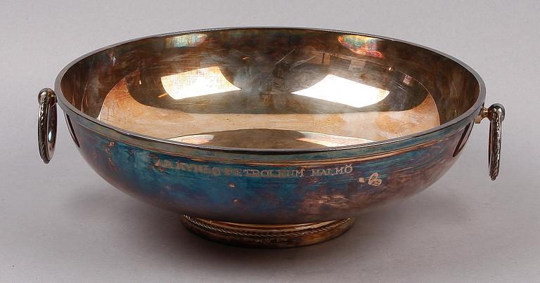 SKÅL, silver, GAB Stockholm 1900-talets andra hälft. Vikt ca 1085 gram.