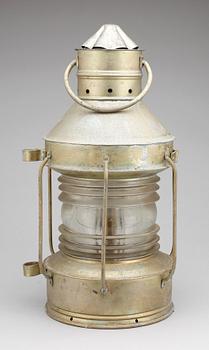 LANTERNA, glas och metall, 1900-tal.
