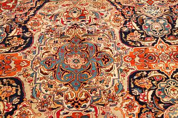 A Kashmar rug, 385 x 290 cm.