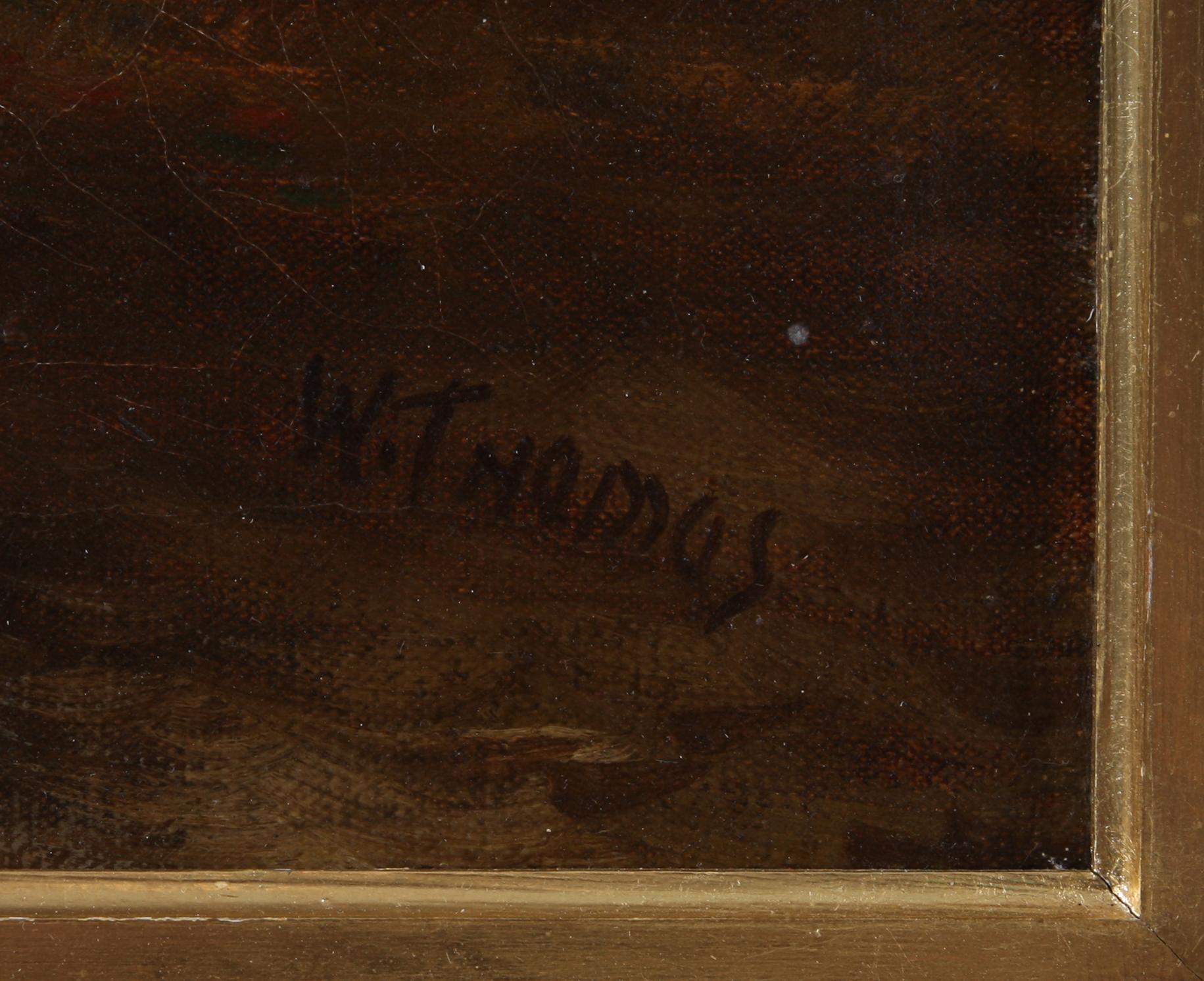 OKÄND KONSTNÄR, olja på duk, England, sign "W Thomas".