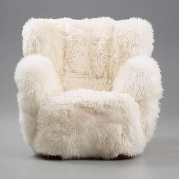 A Danish easy chair, probably 1940's.