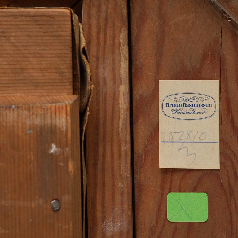 Vilhelm Victor Bille, Steamship sailing on a reach.