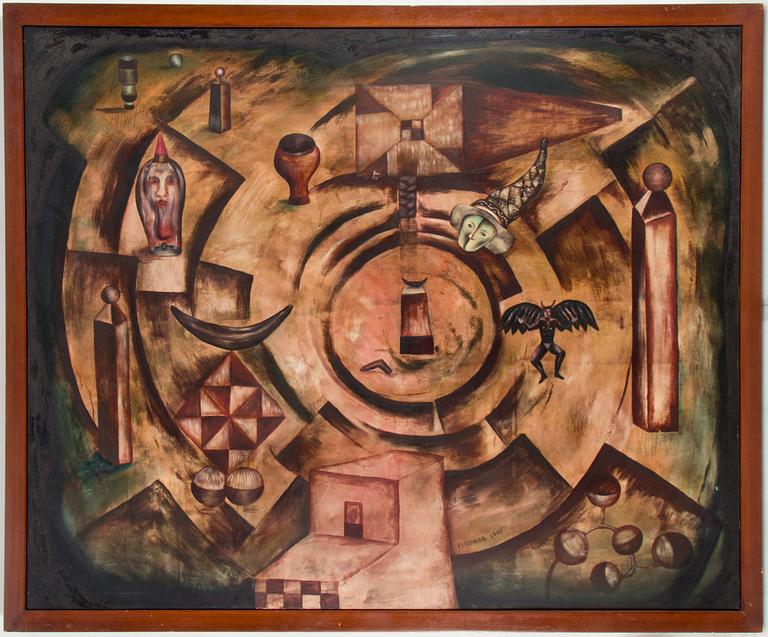 ARTURO ELIZONDO, oil on canvas, signed Elizondo and dated 1991.