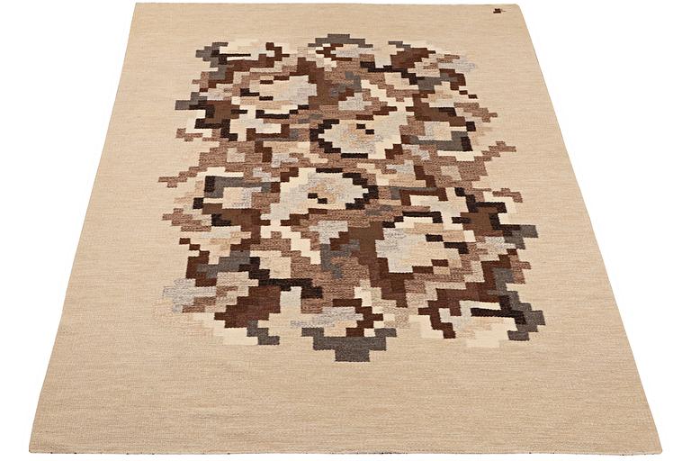 Erik Lundberg, a flat weave rug, c. 240 x 160 cm.