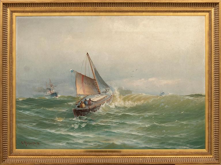 Ludvig Richarde, lotsbåt från Vinga.