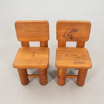 Chairs, a pair from the mid-20th century.