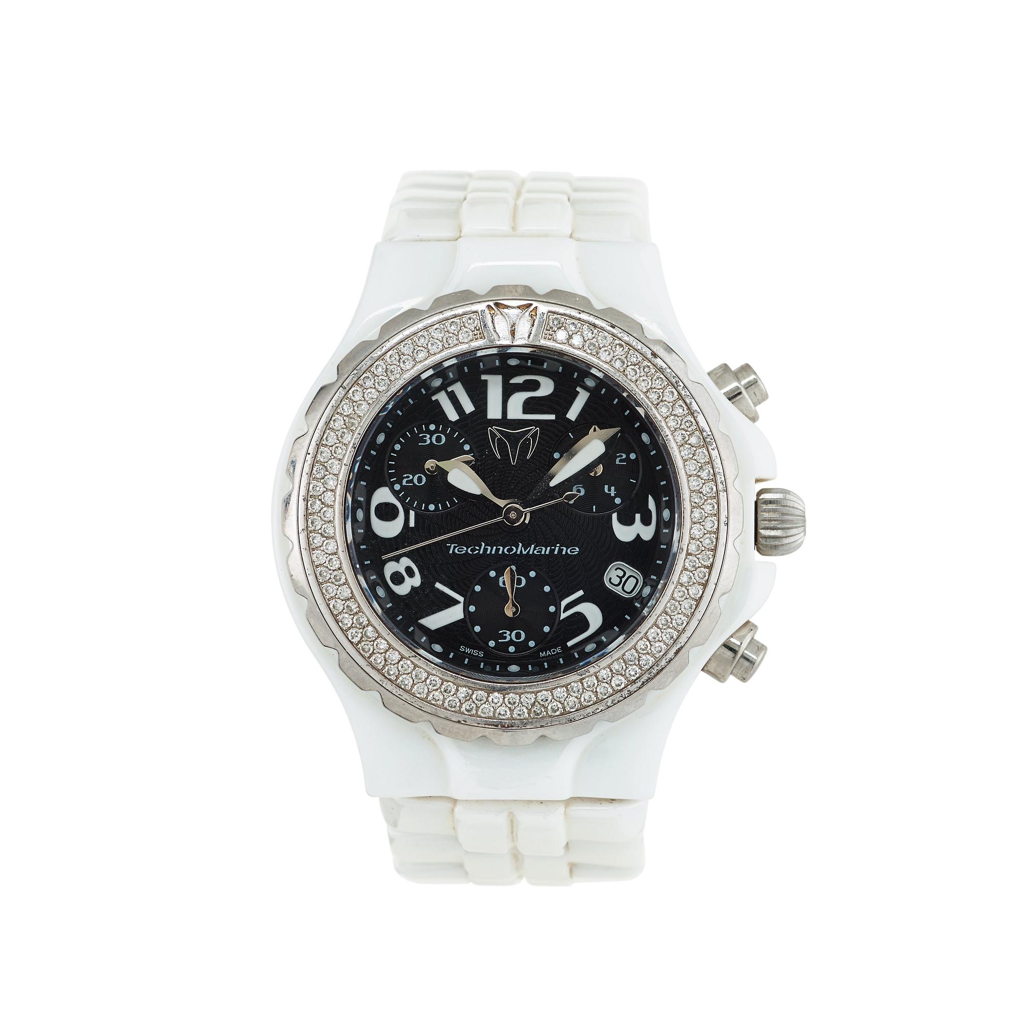 TechnoMarine - Ceramic Lady Chrono. Ceramic. Quartz. Ø 39 mm. 2005.