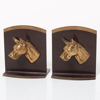 Bookends, a pair, 20th century.