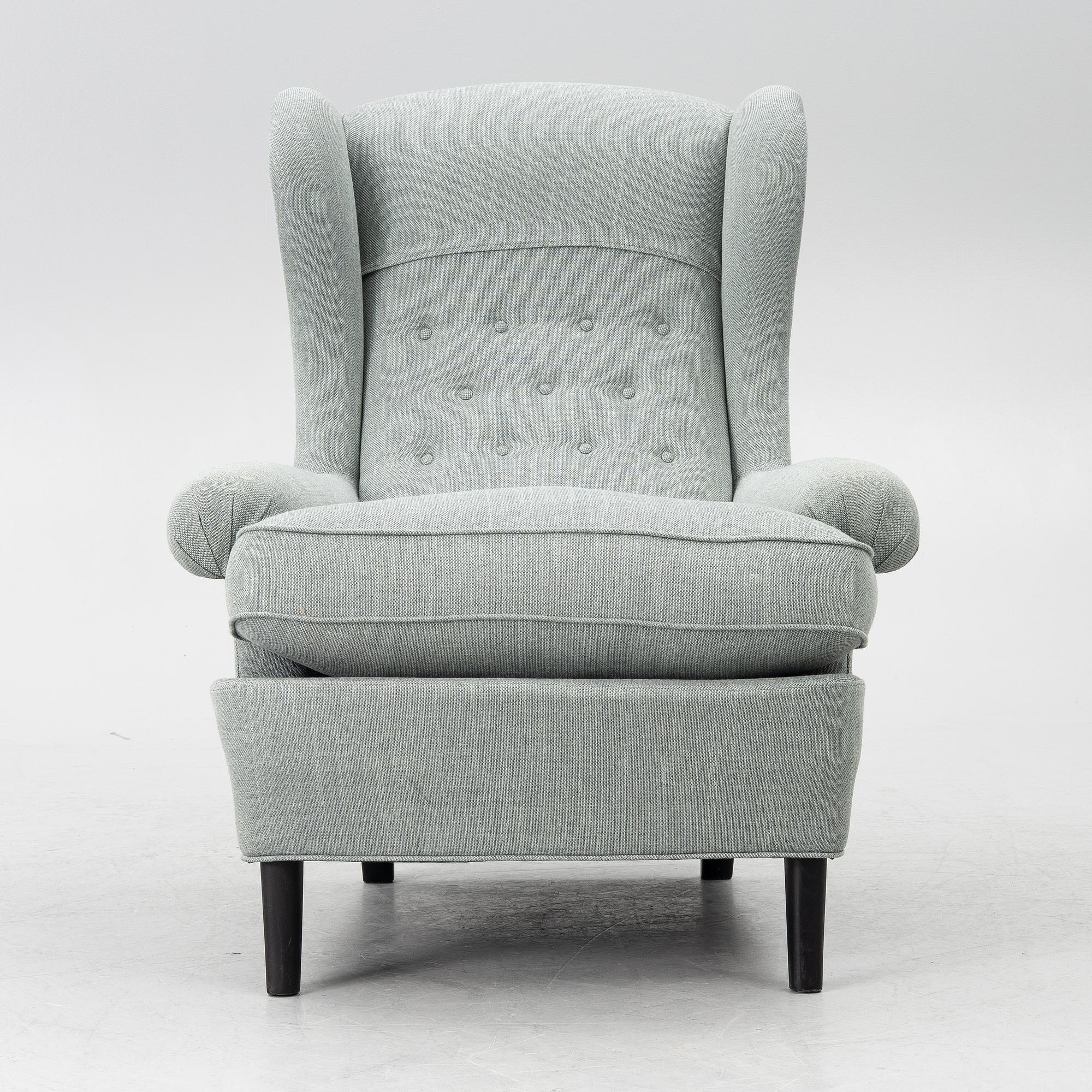 Carl Malmsten, Fåtölj, ”Häggbom”, O.H.Sjögren, Tranås, 2022.