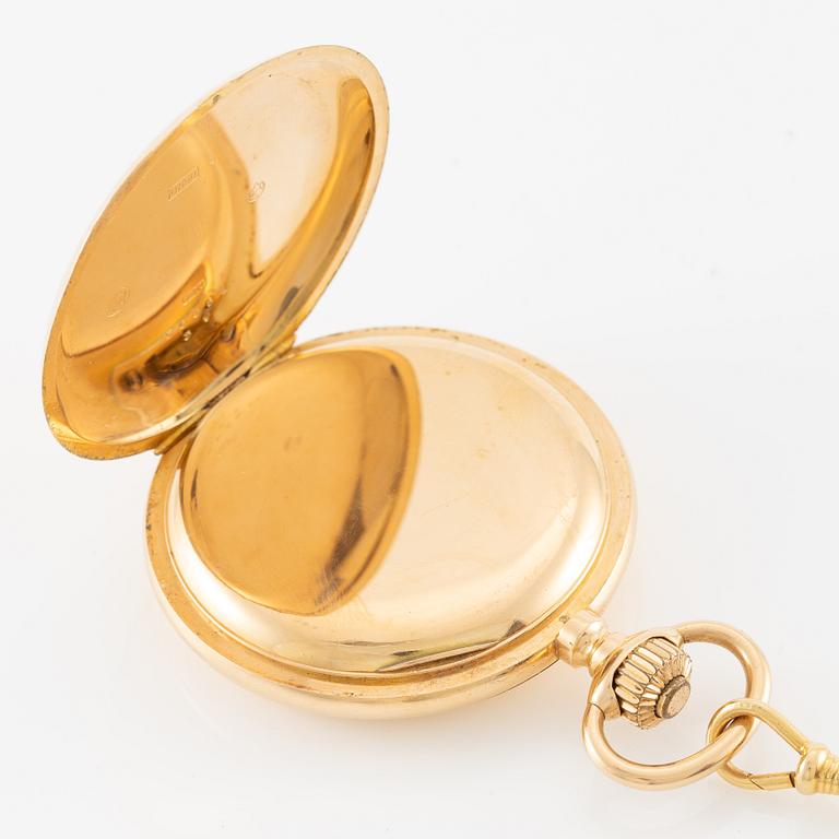 Pocket watch, hunter, 51 mm.