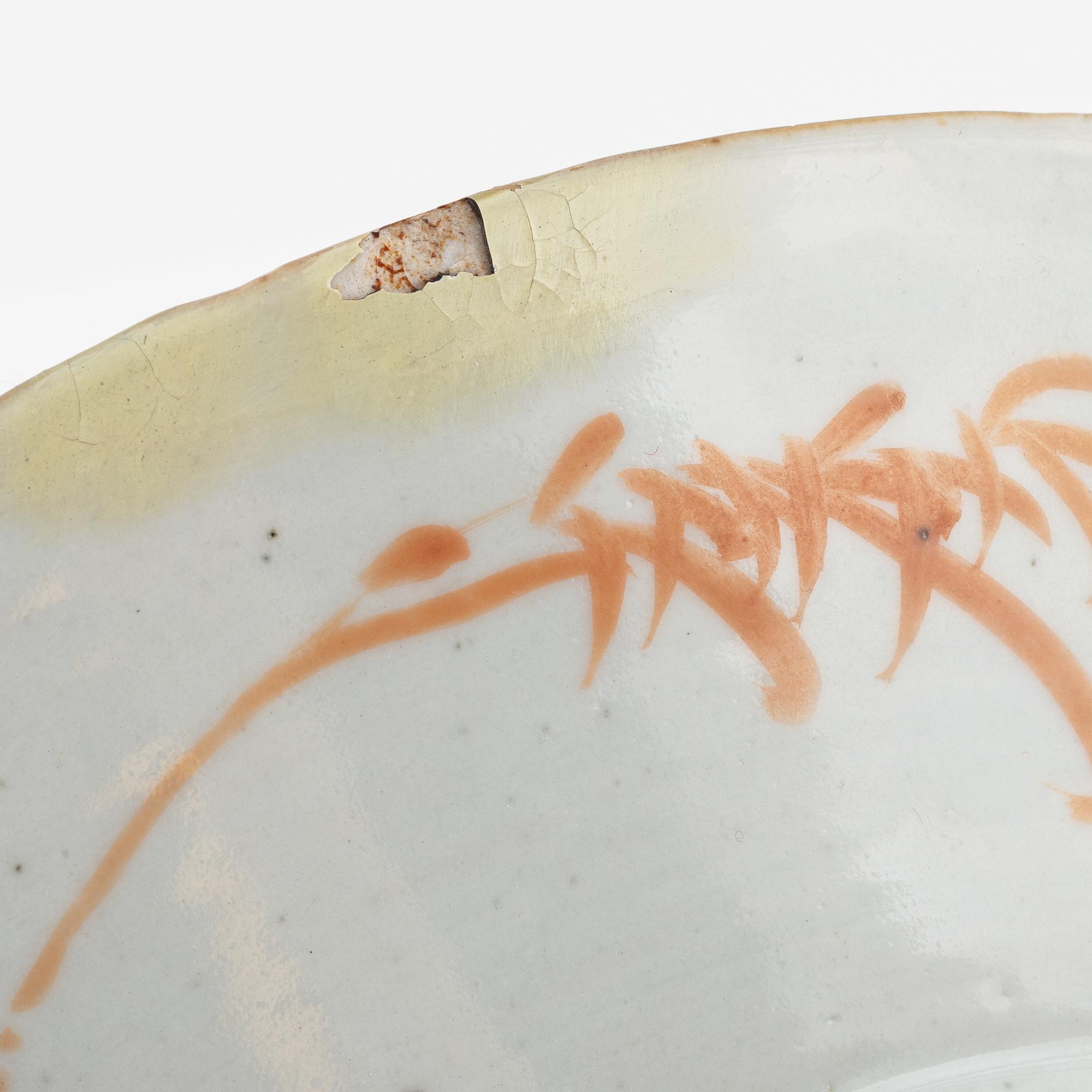 Fat, porslin, Qingdynastin, 1800-tal.