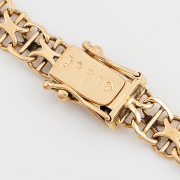 Armband, X-länk 18K guld.