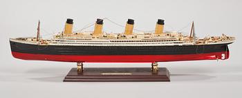 SKEPPSMODELL, "R.M.S Titanic", sent 1900-tal.