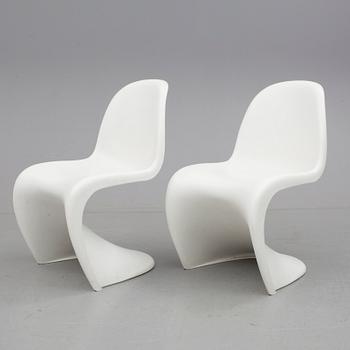 STOLAR, ett par, "Panton chair", Verner Panton för Vitra.